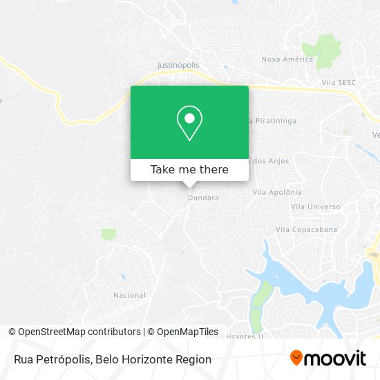Rua Petrópolis map