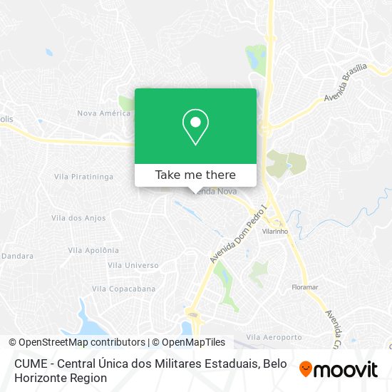CUME - Central Única dos Militares Estaduais map