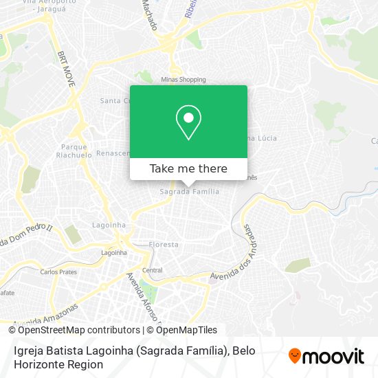 Igreja Batista Lagoinha (Sagrada Família) map