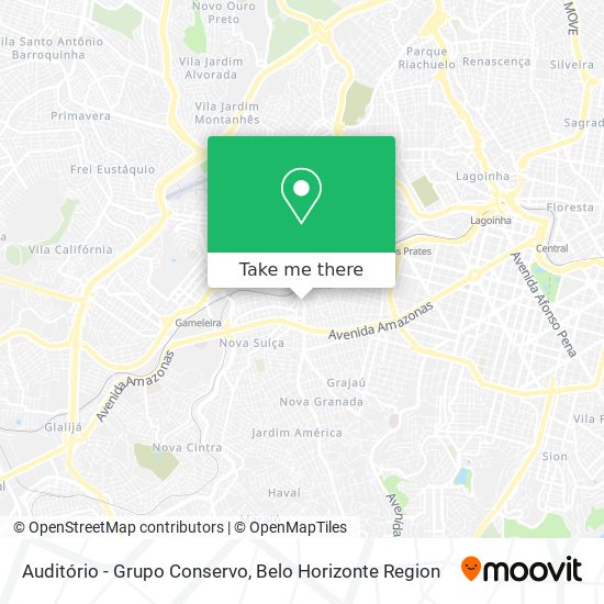 Auditório - Grupo Conservo map