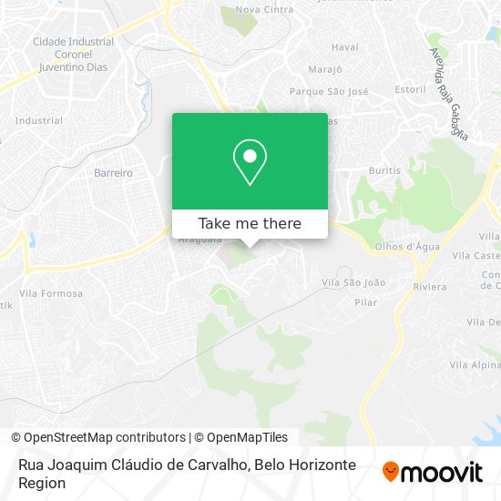 Rua Joaquim Cláudio de Carvalho map