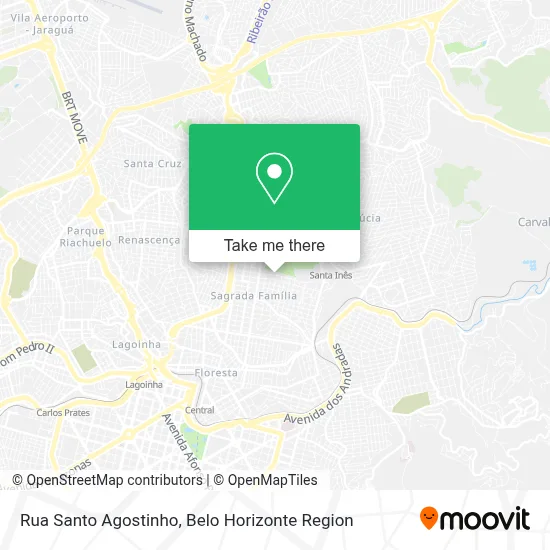 Rua Santo Agostinho map