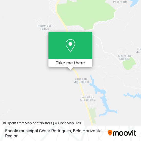 Escola municipal César  Rodrigues map