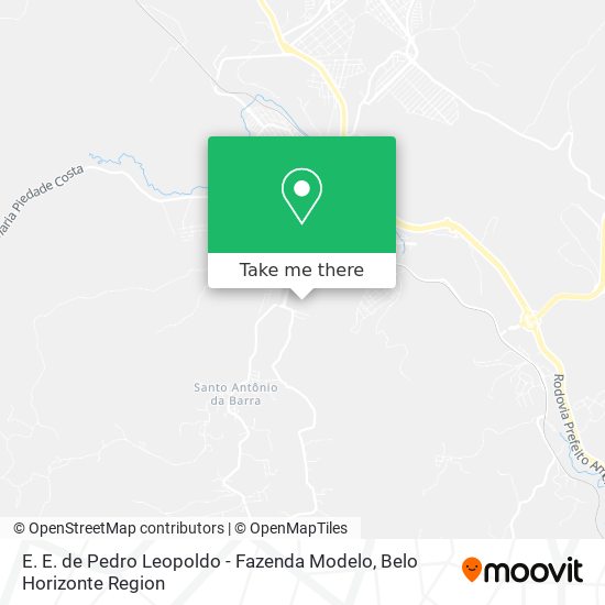 E. E. de Pedro Leopoldo - Fazenda Modelo map
