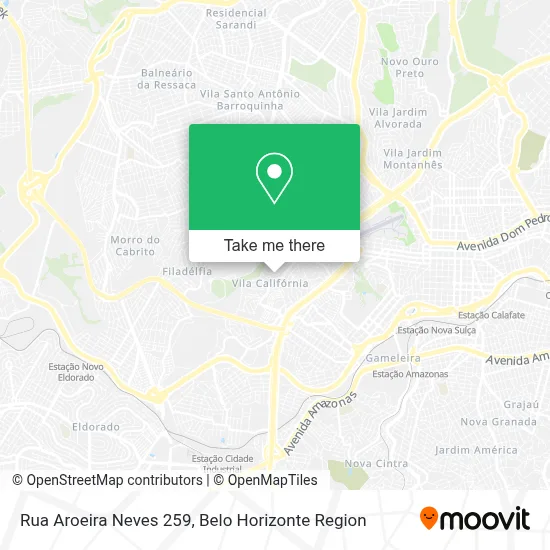 Rua Aroeira Neves 259 map