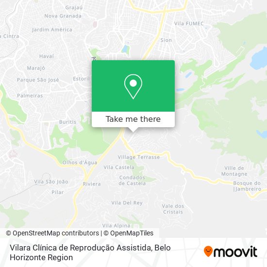Vilara Clínica de Reprodução Assistida map