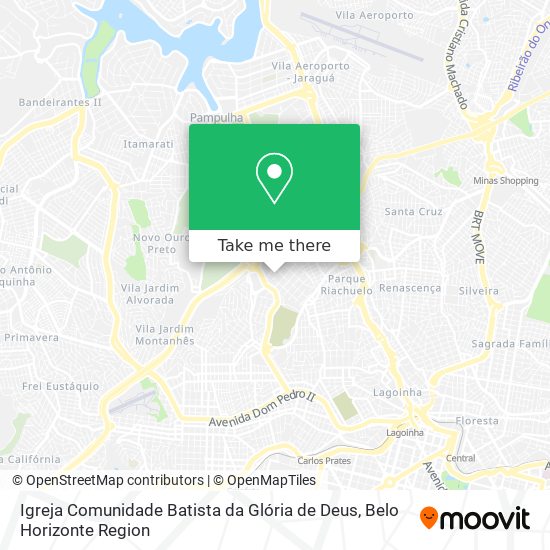 Mapa Igreja Comunidade Batista da Glória de Deus