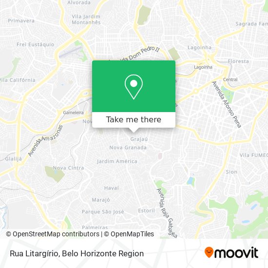 Rua Litargírio map