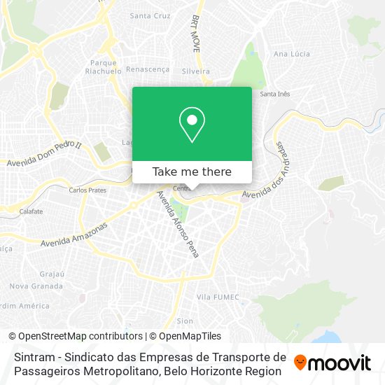 Mapa Sintram - Sindicato das Empresas de Transporte de Passageiros Metropolitano