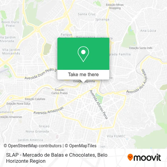 SLAP - Mercado de Balas e Chocolates map