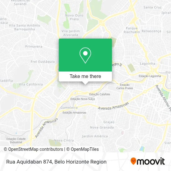 Rua Aquidaban 874 map