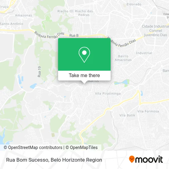 Rua Bom Sucesso map