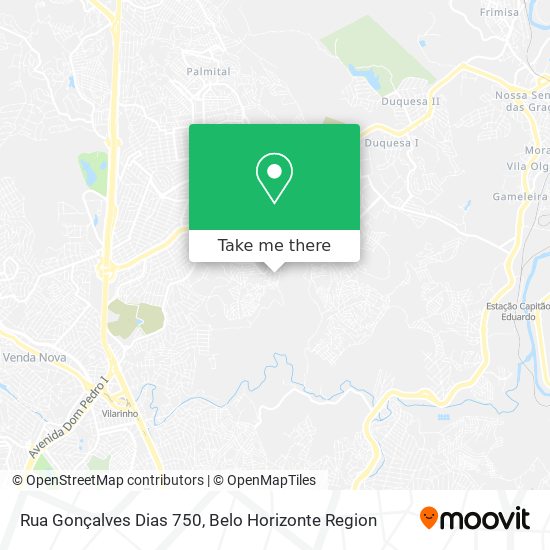 Rua Gonçalves Dias 750 map