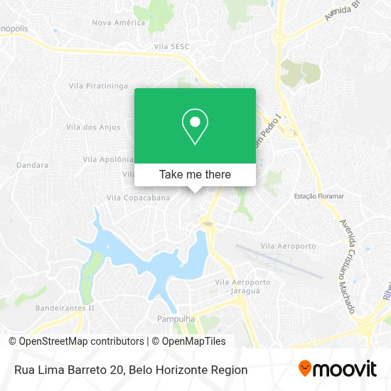 Rua Lima Barreto 20 map
