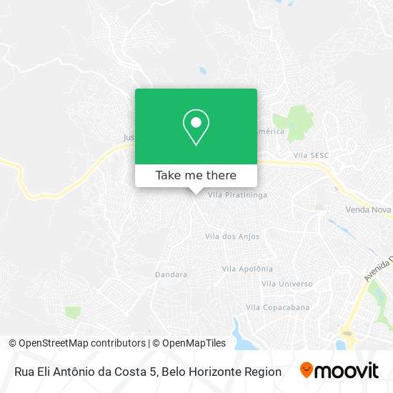 Rua Eli Antônio da Costa 5 map