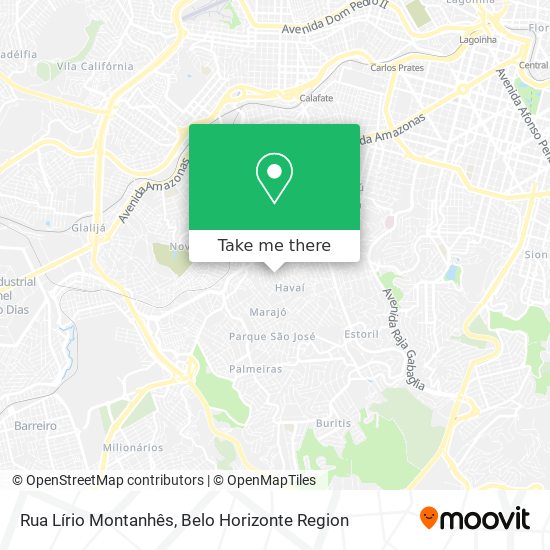 Rua Lírio Montanhês map