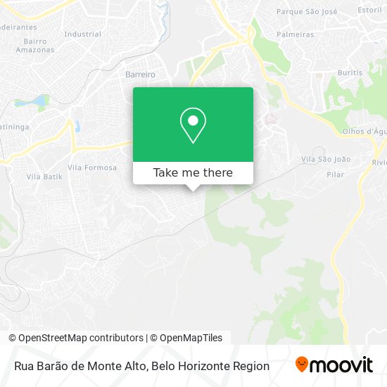 Rua Barão de Monte Alto map