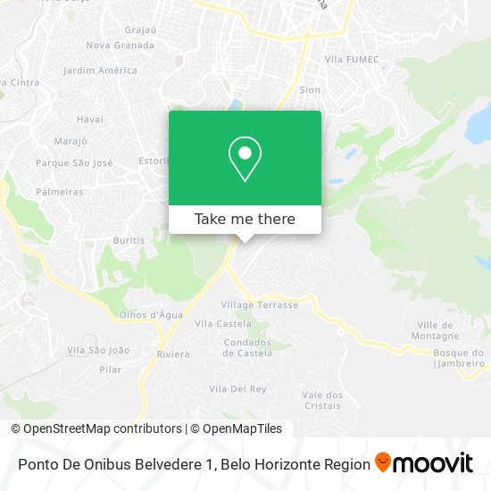 Mapa Ponto De Onibus Belvedere 1