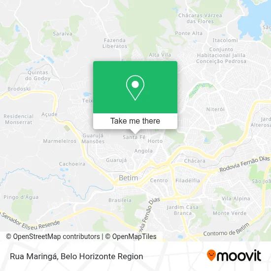 Rua Maringá map