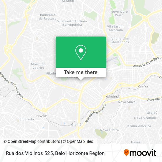 Rua dos Violinos 525 map