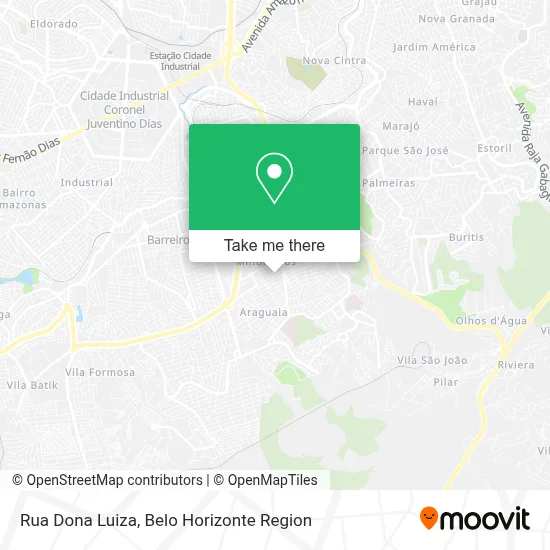 Rua Dona Luiza map