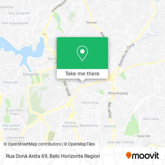 Rua Doná Anita 69 map