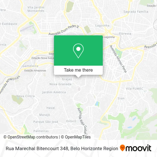 Rua Marechal Bitencourt 348 map