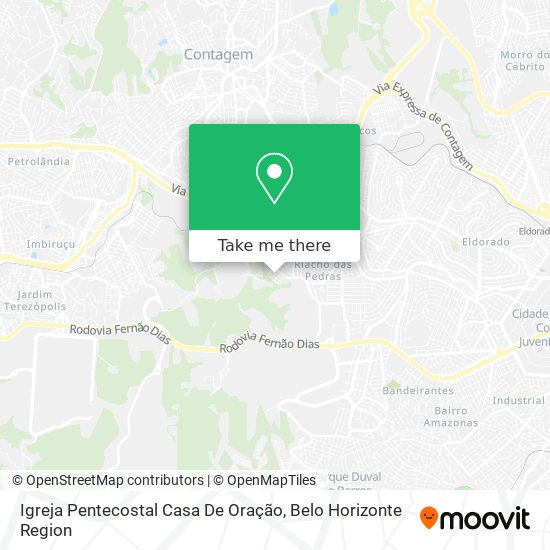 Igreja Pentecostal Casa De Oração map
