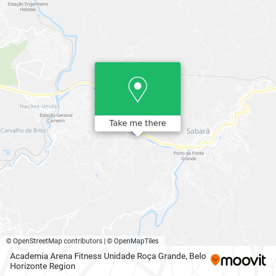Academia Arena Fitness Unidade Roça Grande map