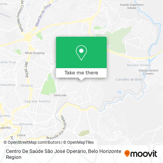 Centro De Saúde São José Operário map