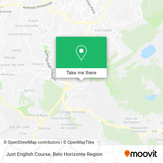 Just English Course map