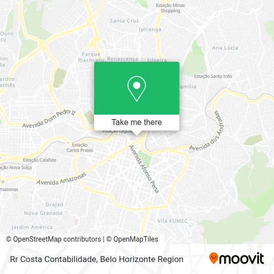 Rr Costa Contabilidade map