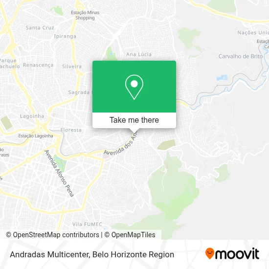 Andradas Multicenter map