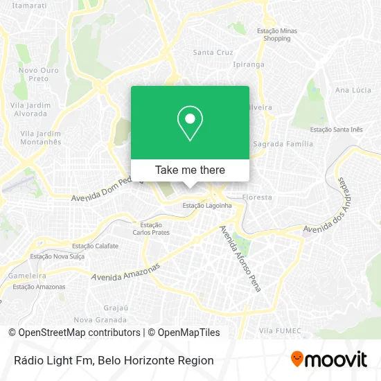 Rádio Light Fm map