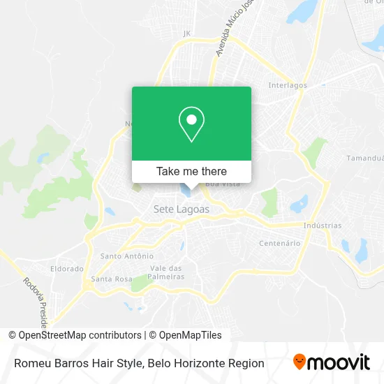Romeu Barros Hair Style map