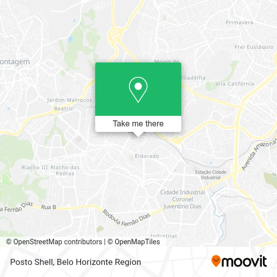Posto Shell map
