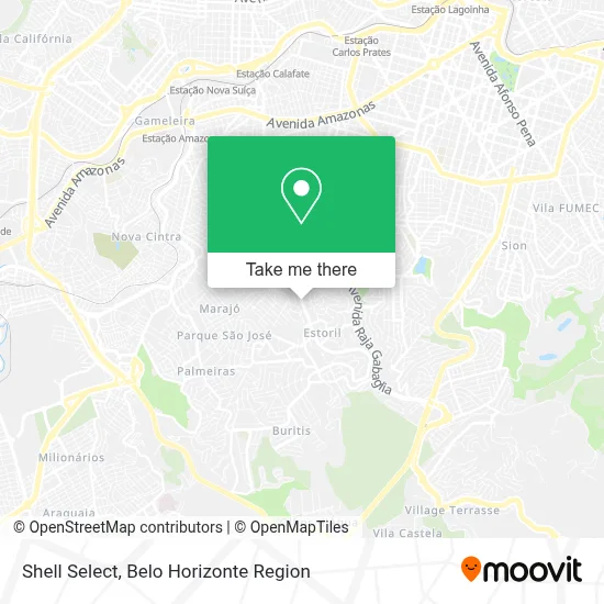 Shell Select map