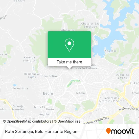 Rota Sertaneja map