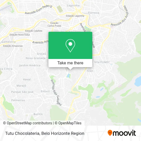 Tutu Chocolateria map