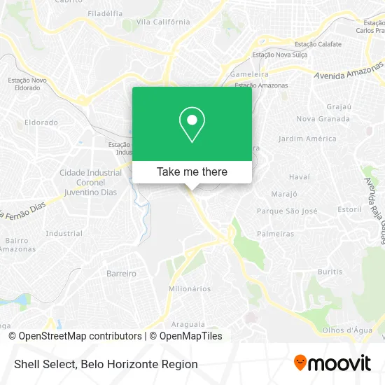 Shell Select map