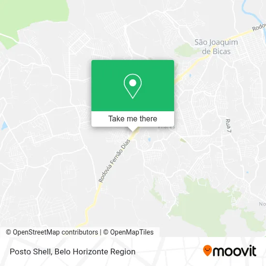 Posto Shell map