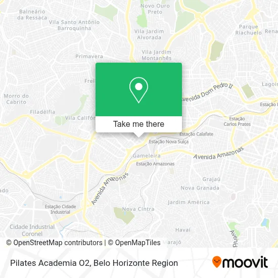 Pilates Academia O2 map
