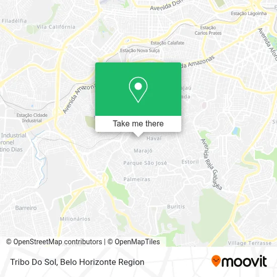 Tribo Do Sol map