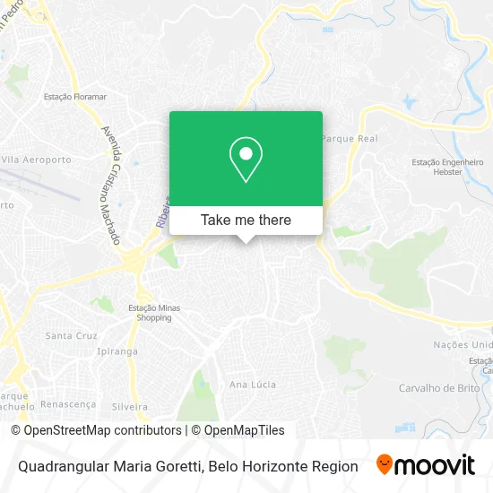 Quadrangular Maria Goretti map