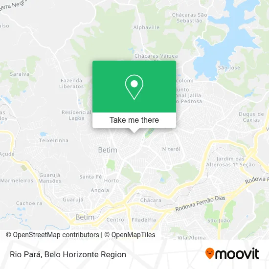 Rio Pará map