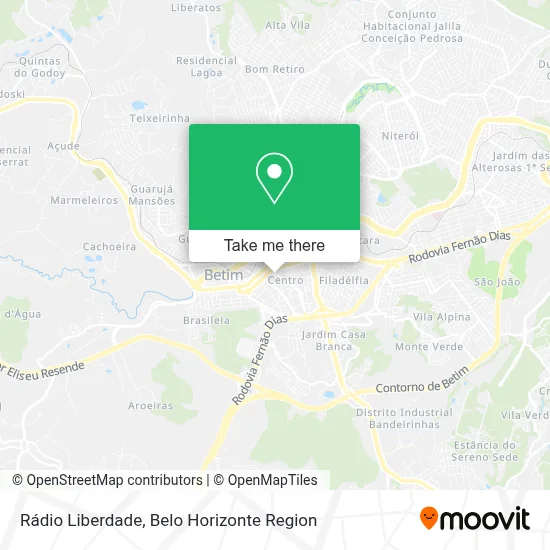 Rádio Liberdade map