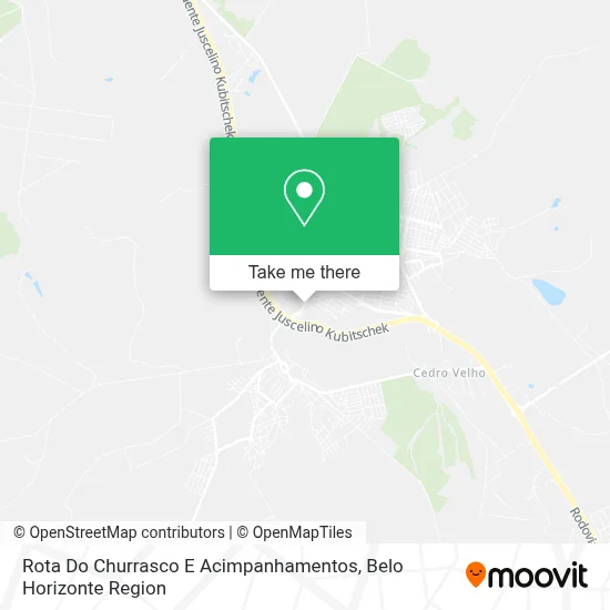 Rota Do Churrasco E Acimpanhamentos map