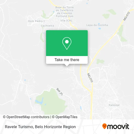 Ravele Turismo map