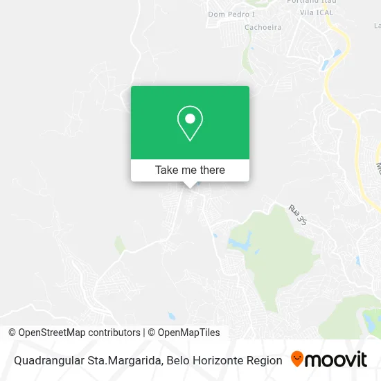Quadrangular Sta.Margarida map