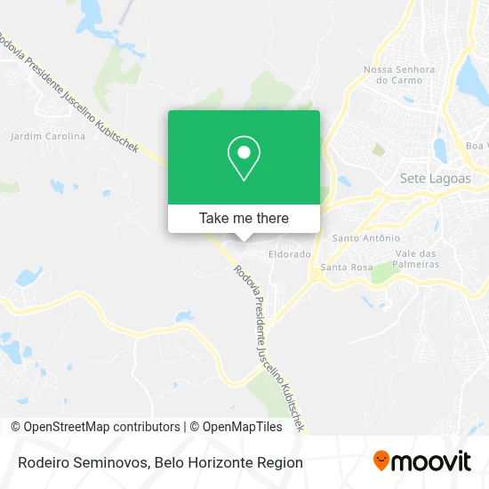 Rodeiro Seminovos map